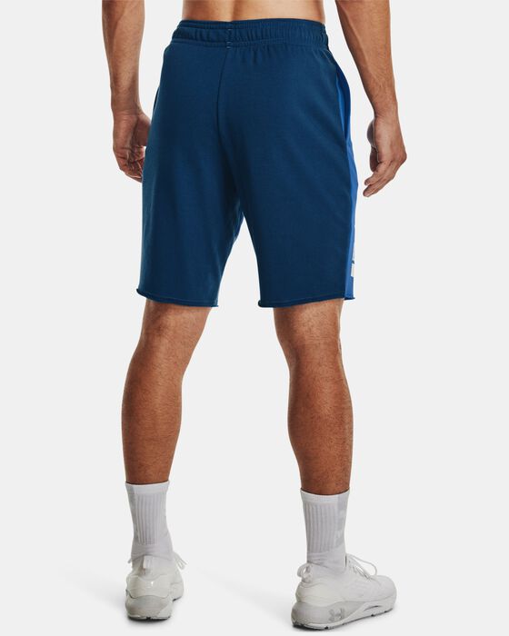 Men's UA Rival Terry Colorblock Shorts image number 1