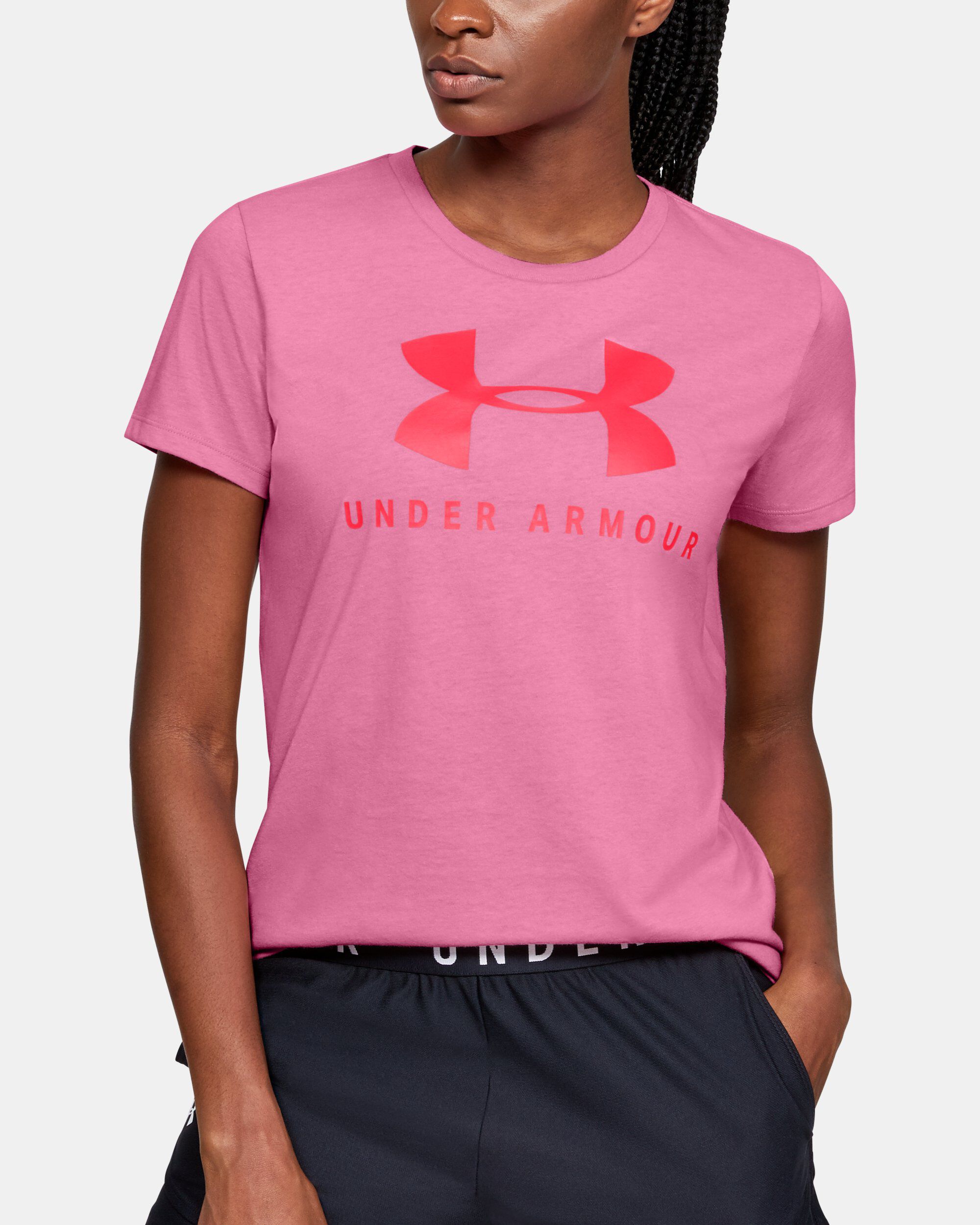 Under armour women's graphic sportstyle sales classic crew