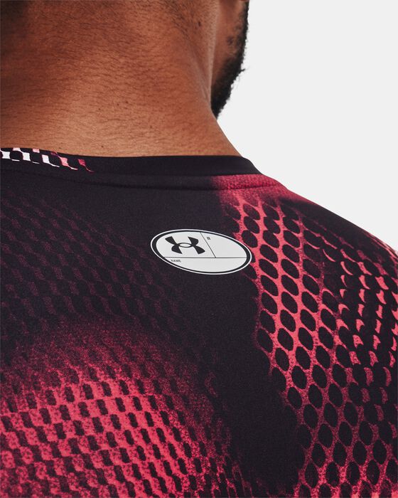 Men's UA Iso-Chill Compression Printed Long Sleeve image number 3