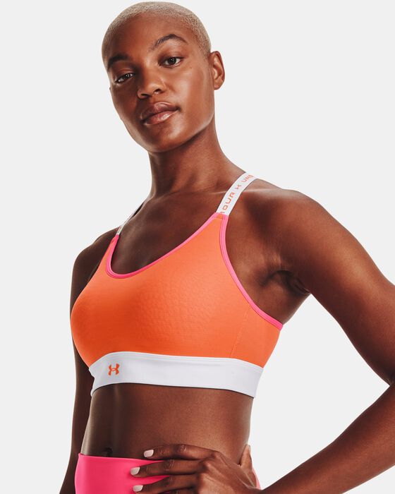 Women's UA Infinity Mid Run Sports Bra image number 0