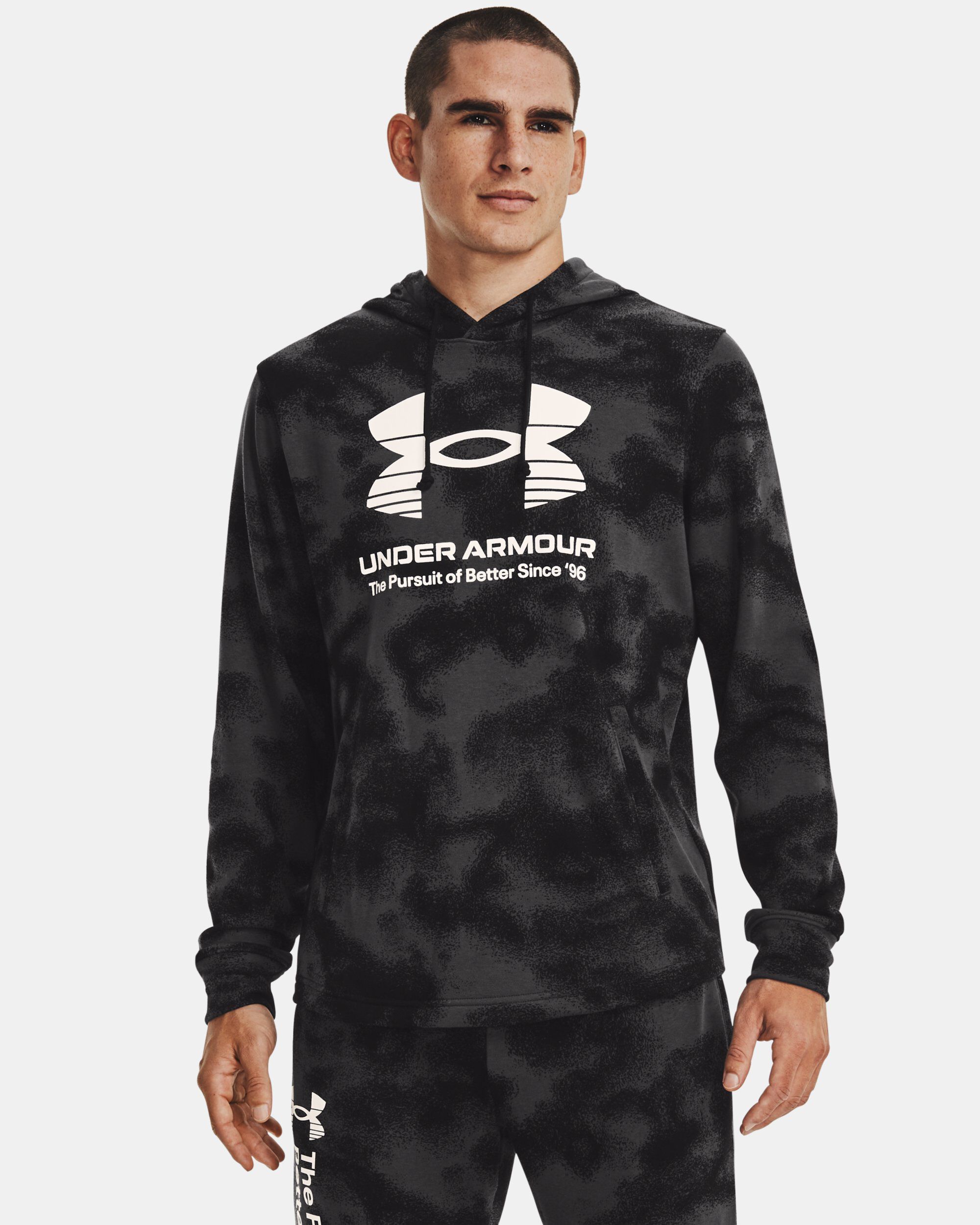 Under armour black camo hoodie clearance
