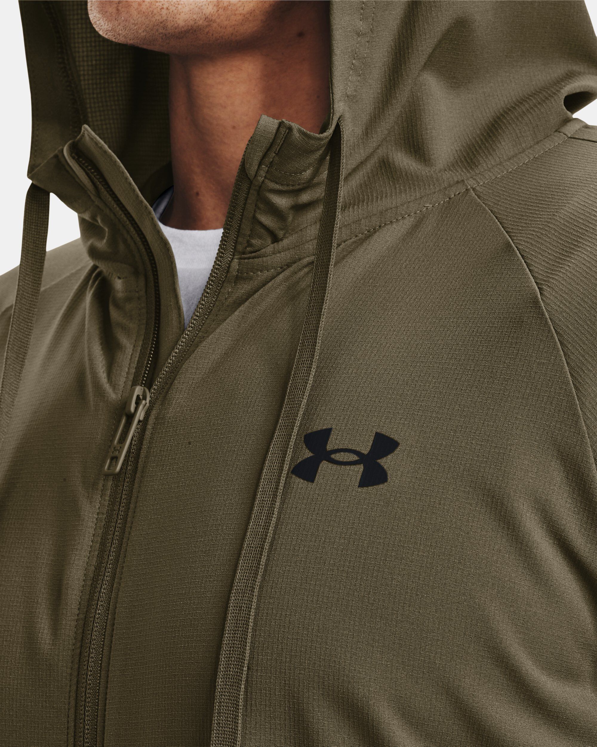 Under armour icon full zip hoodie green store