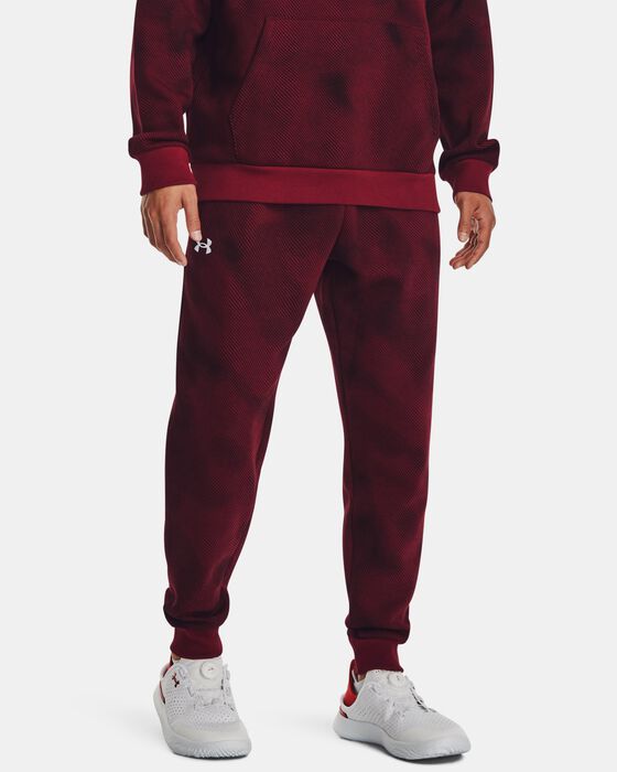 Men's UA Rival Fleece Printed Joggers image number 0