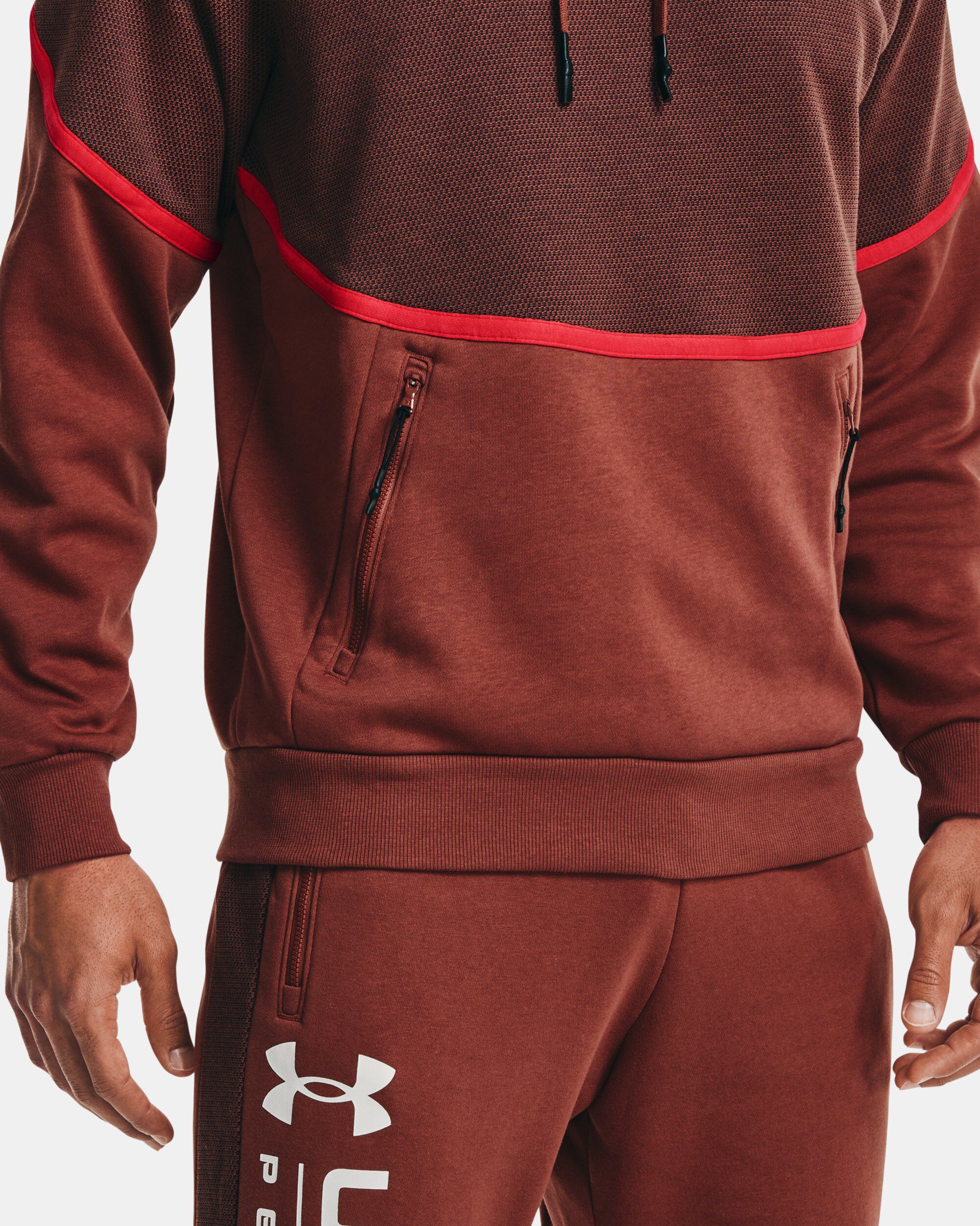 Men's ua rival fleece amp hoodie shop