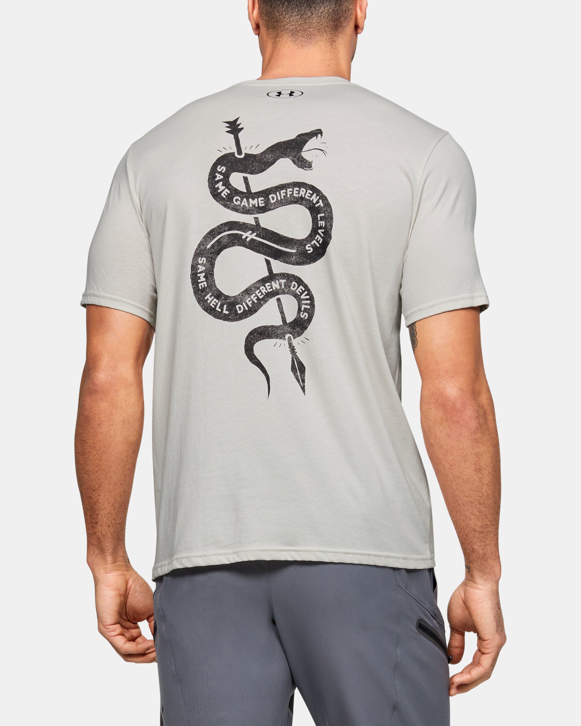 Men's project rock snake short sleeve shop