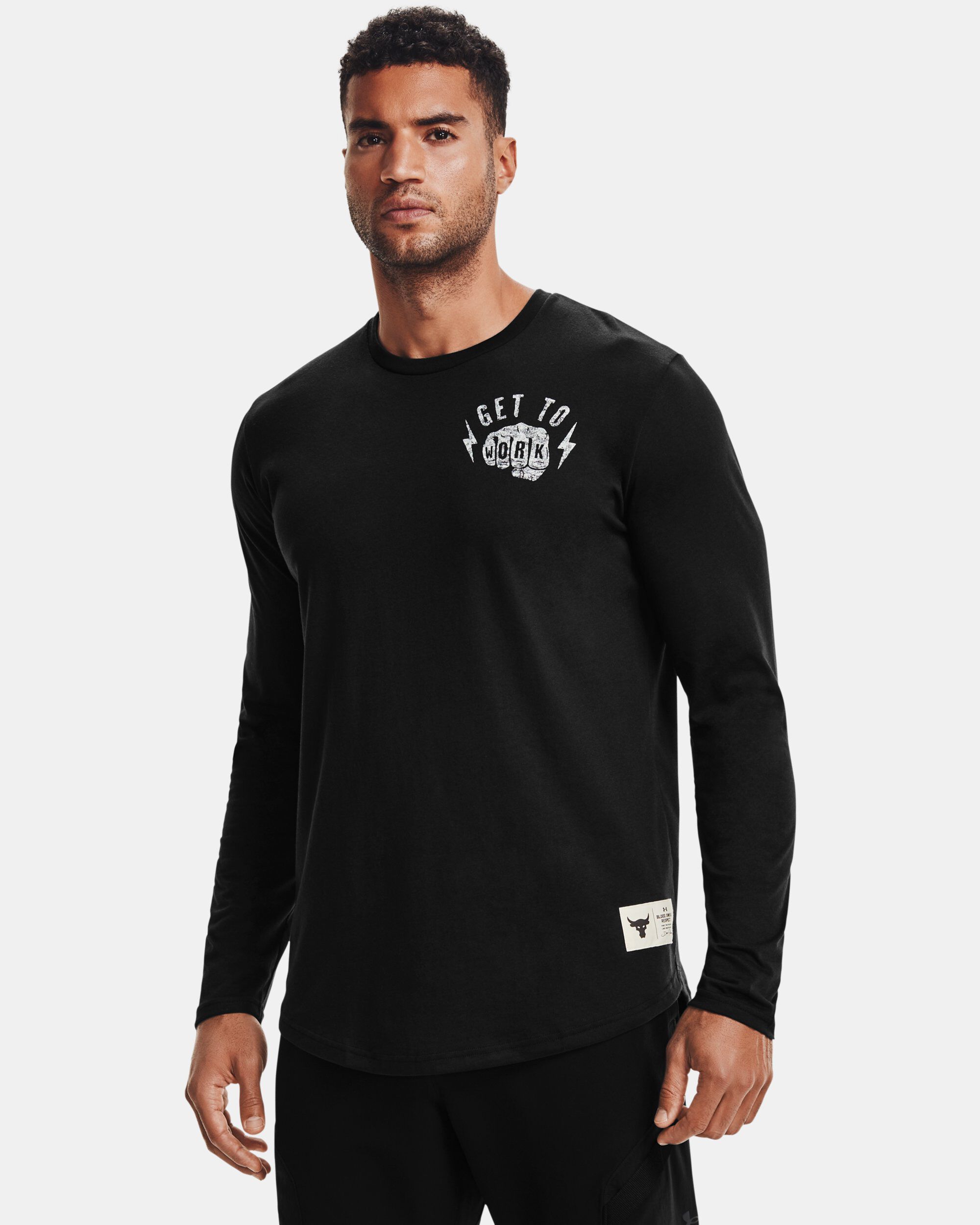 Men s Project Rock Get To Work Long Sleeve