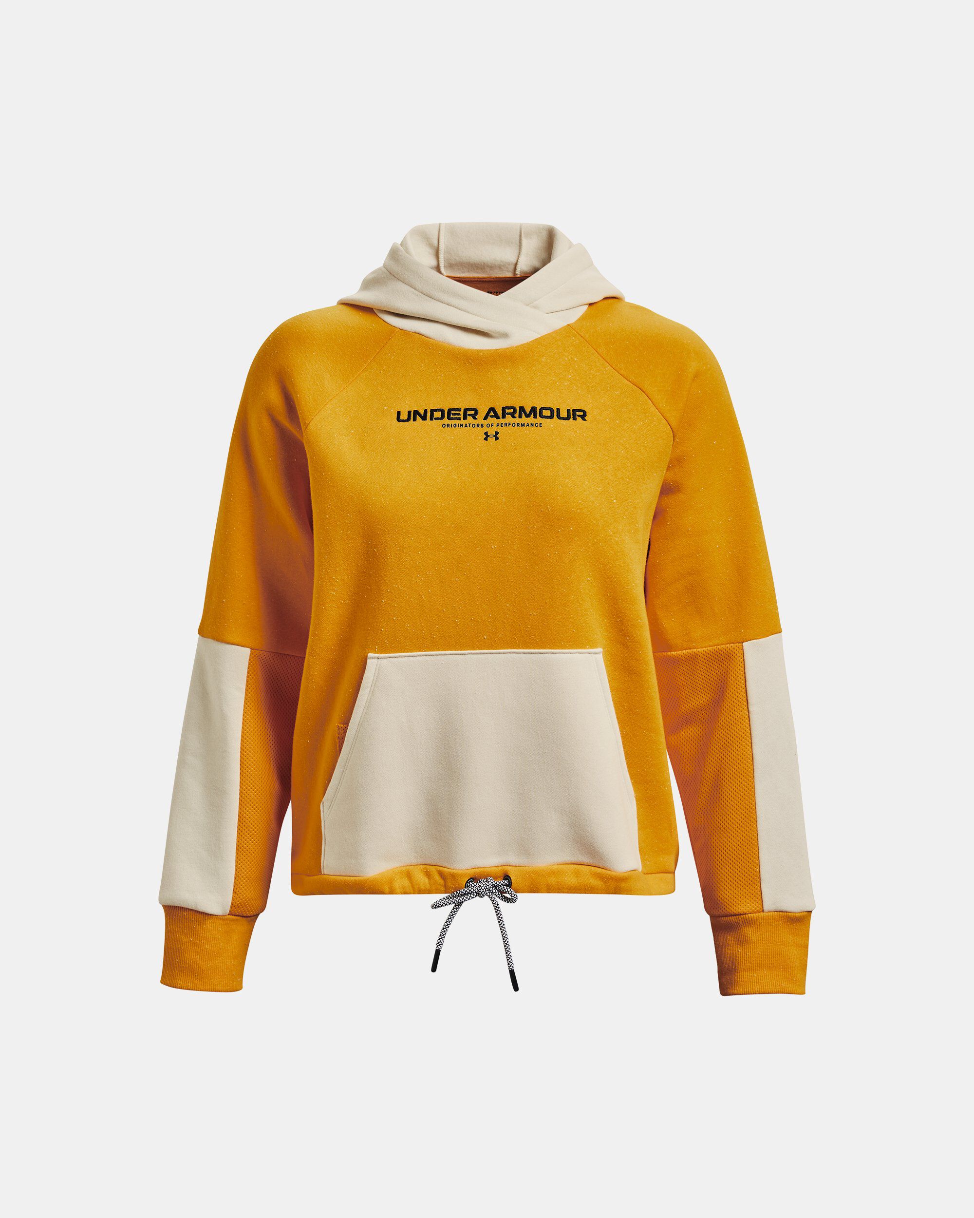 Under Armour Women s UA Rival Fleece Hoodie Yellow in KSA