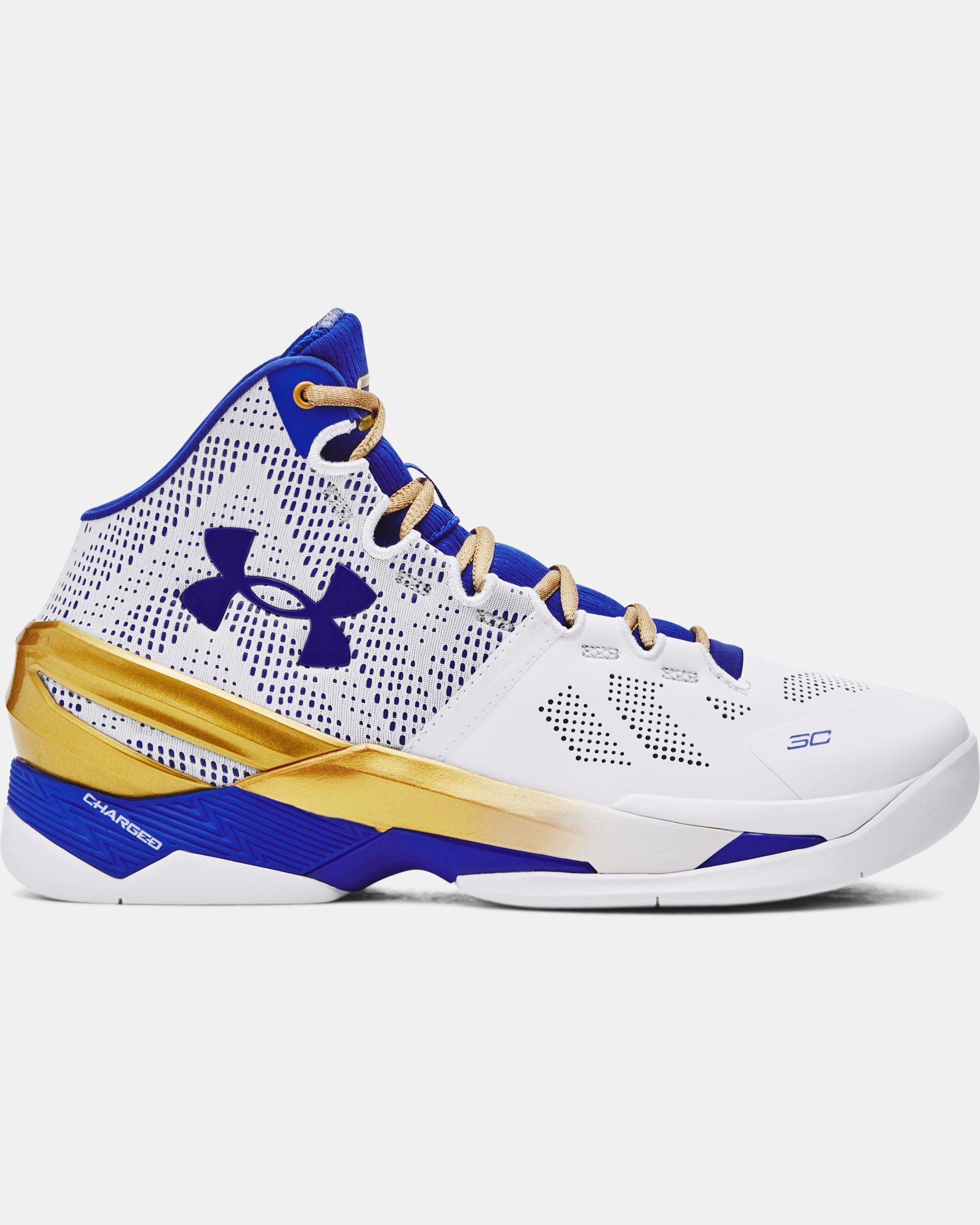 Buy Unisex Curry 2 Basketball Shoes White in KSA Under Armour