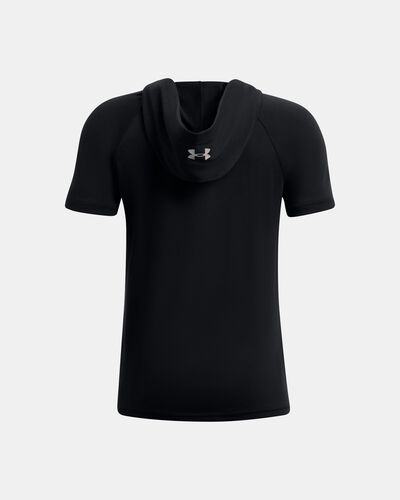 Boys' Project Rock Heavyweight Cotton Short Sleeve Hoodie