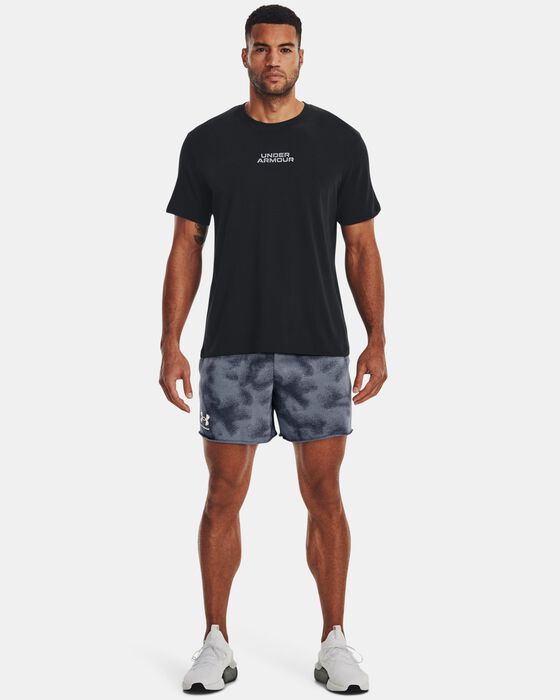 Men's UA Rival Terry 6" Shorts image number 2