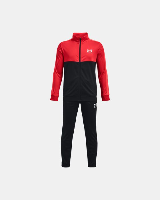 Boys' UA Knit Colorblock Track Suit image number 0