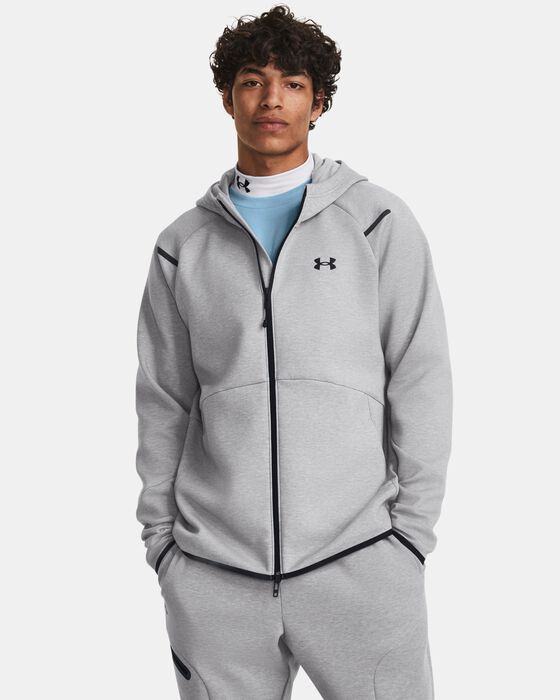 Under Armour Men's UA Unstoppable Fleece Full-Zip Blue in KSA