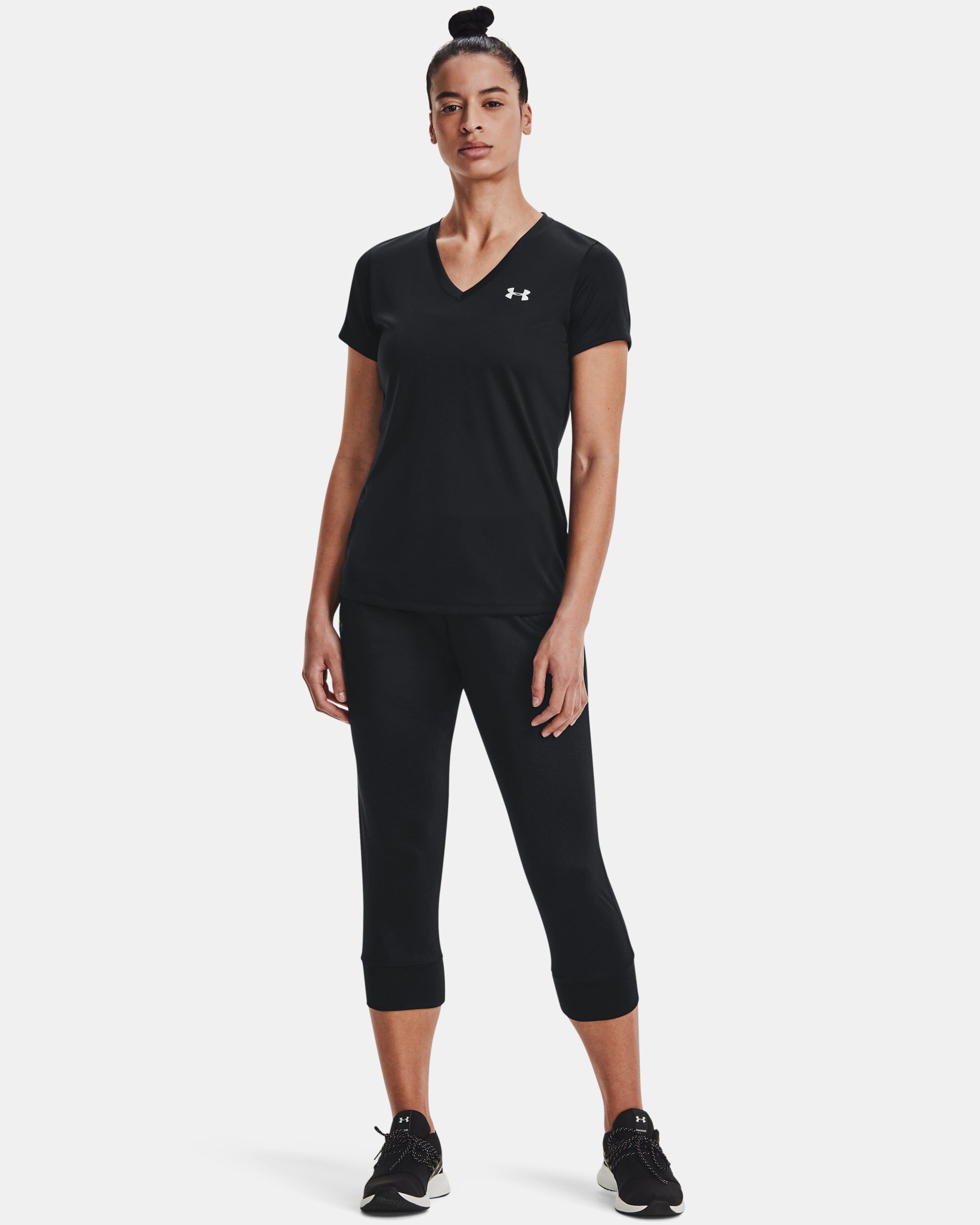 Under Armour Women s UA Tech Capris Black in KSA