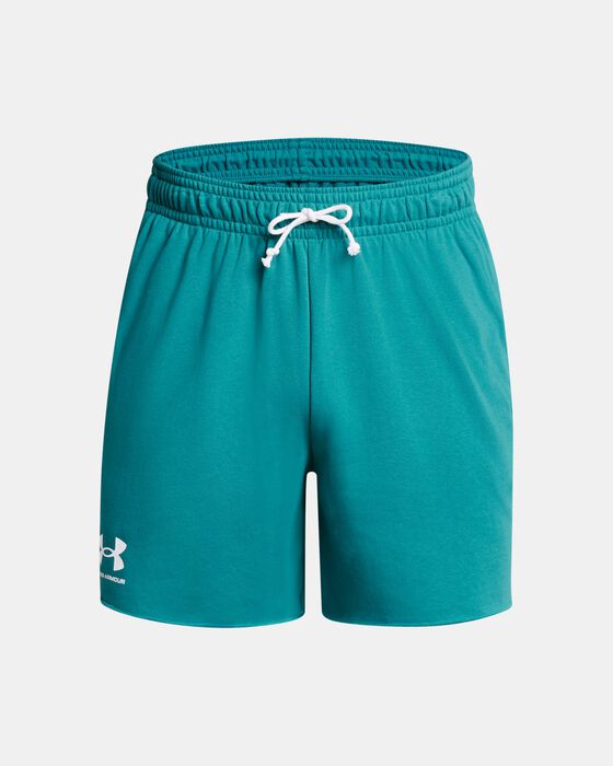 Men's UA Rival Terry 6" Shorts image number 4