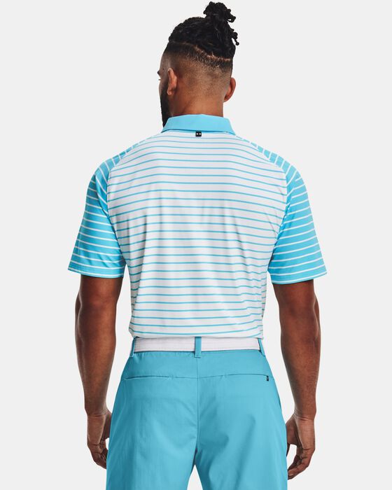 Men's UA Iso-Chill Mix Stripe Polo image number 1