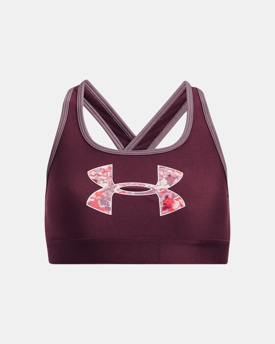 Girls' UA Crossback Graphic Sports Bra image number 0