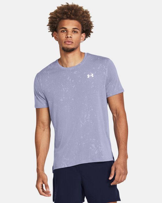 Men's UA Launch Splatter Short Sleeve image number 0