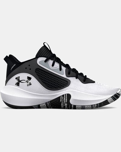 Grade School UA Lockdown 6 Basketball Shoes