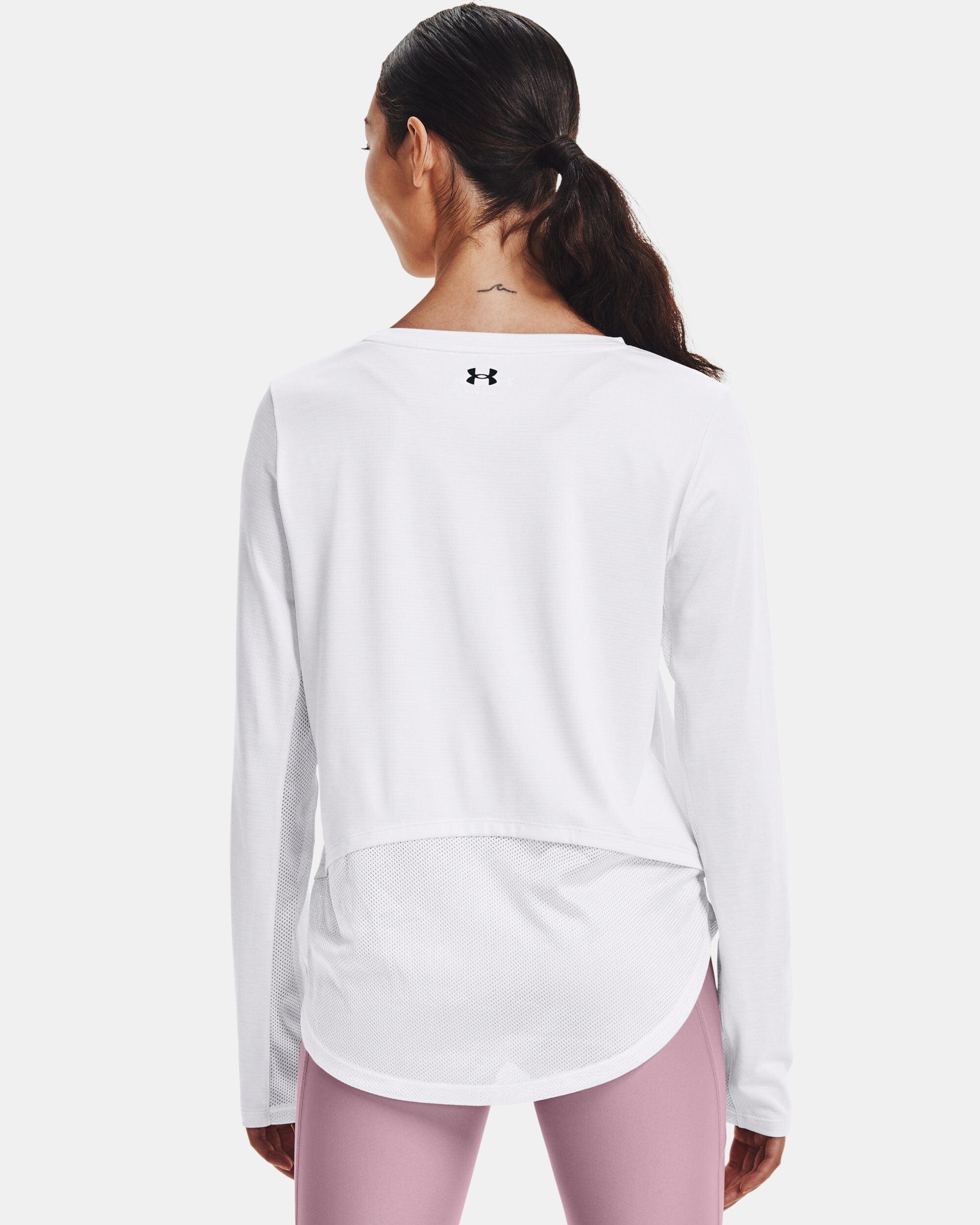 Under Armour Women s UA Tech Vent Long Sleeve White in KSA