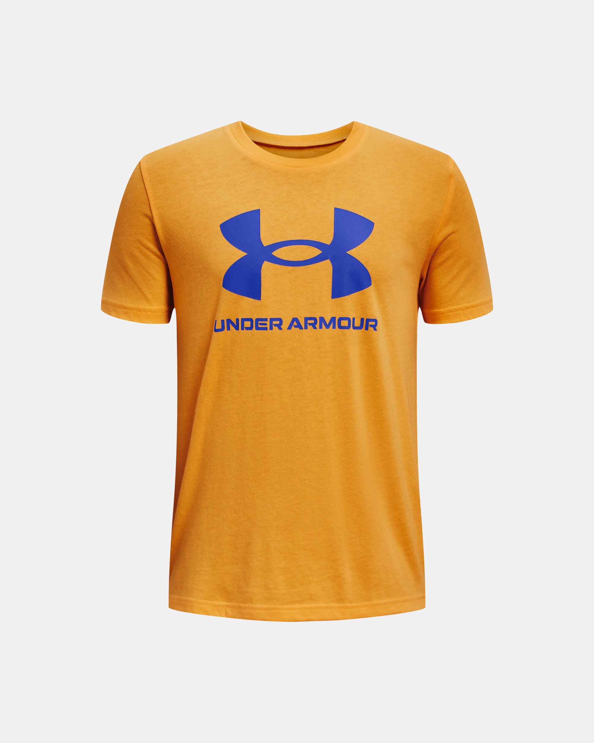Boys yellow store under armour