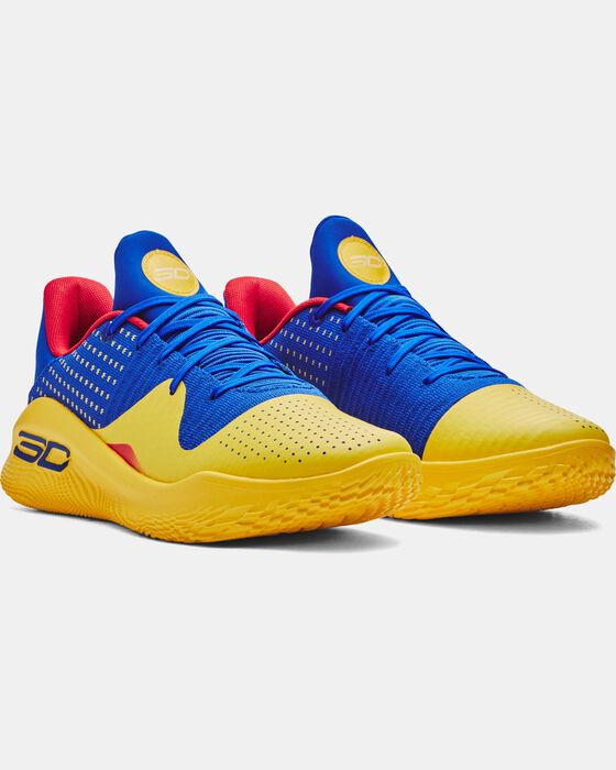 Unisex Curry 4 Low FloTro Basketball Shoes image number 6