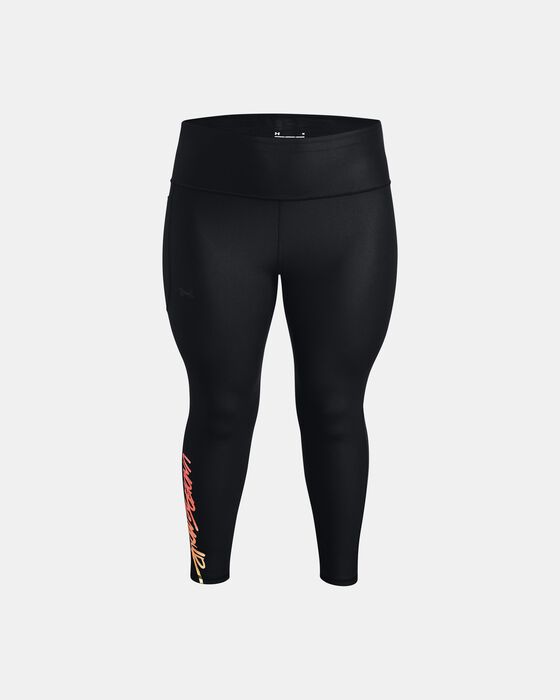 Women's HeatGear® Armour Graphic Ankle Leggings image number 4