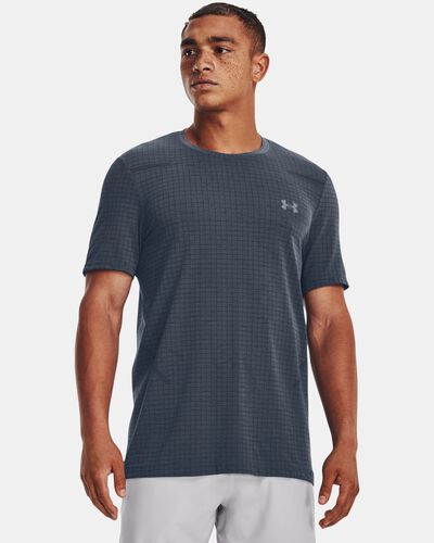 Men's UA Seamless Grid Short Sleeve