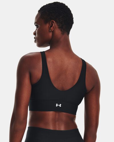 Women's UA Infinity Mid Pintuck Sports Bra