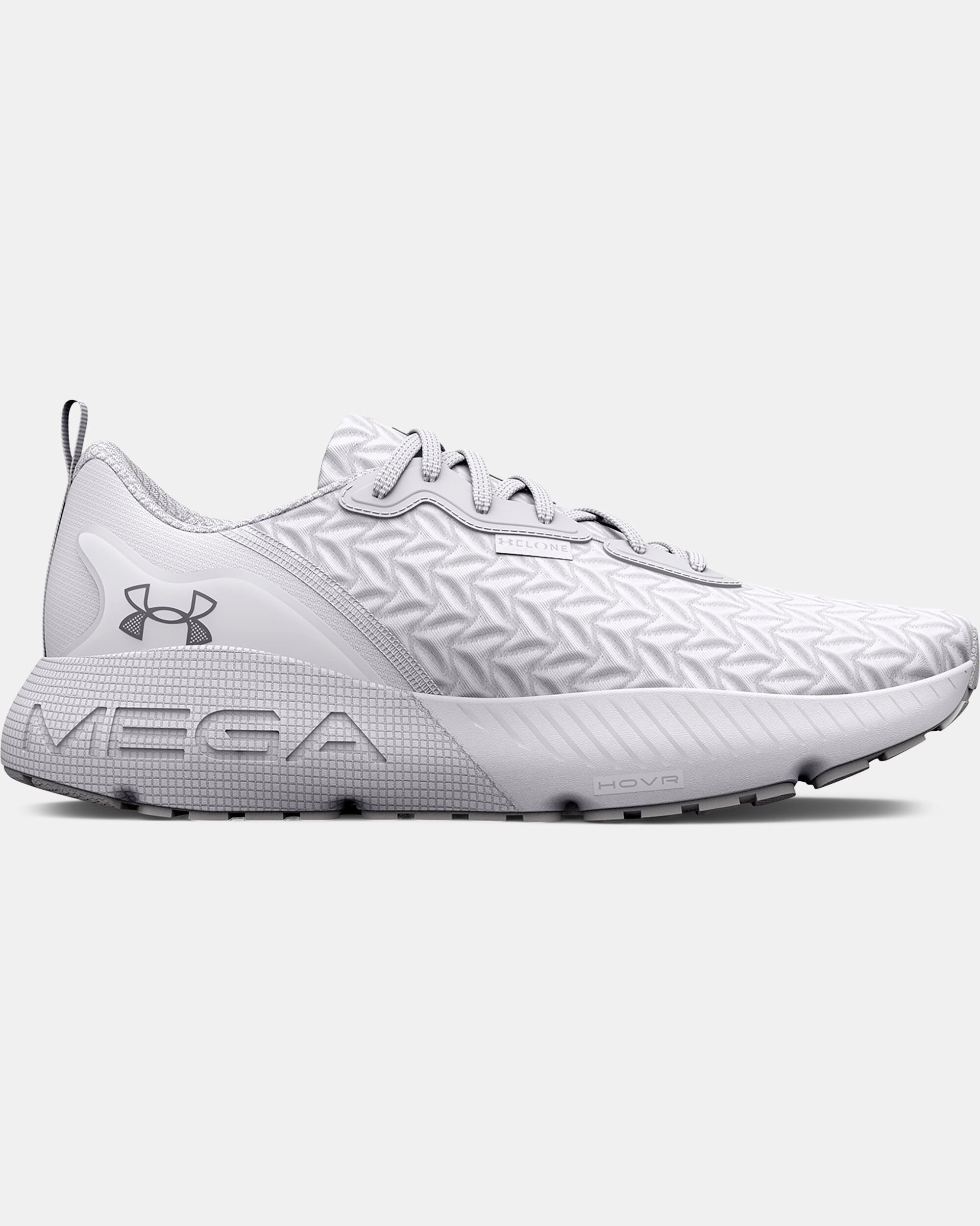 Under Armour Men s UA HOVR Mega 3 Clone Running Shoes White in KSA