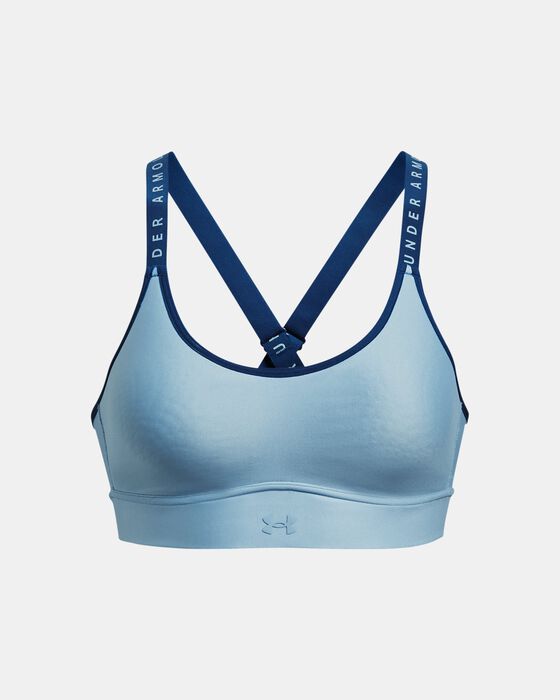 Women's UA Infinity Mid Covered Sports Bra image number 10