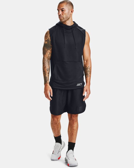 Men's Curry Sleeveless Hoodie image number 2