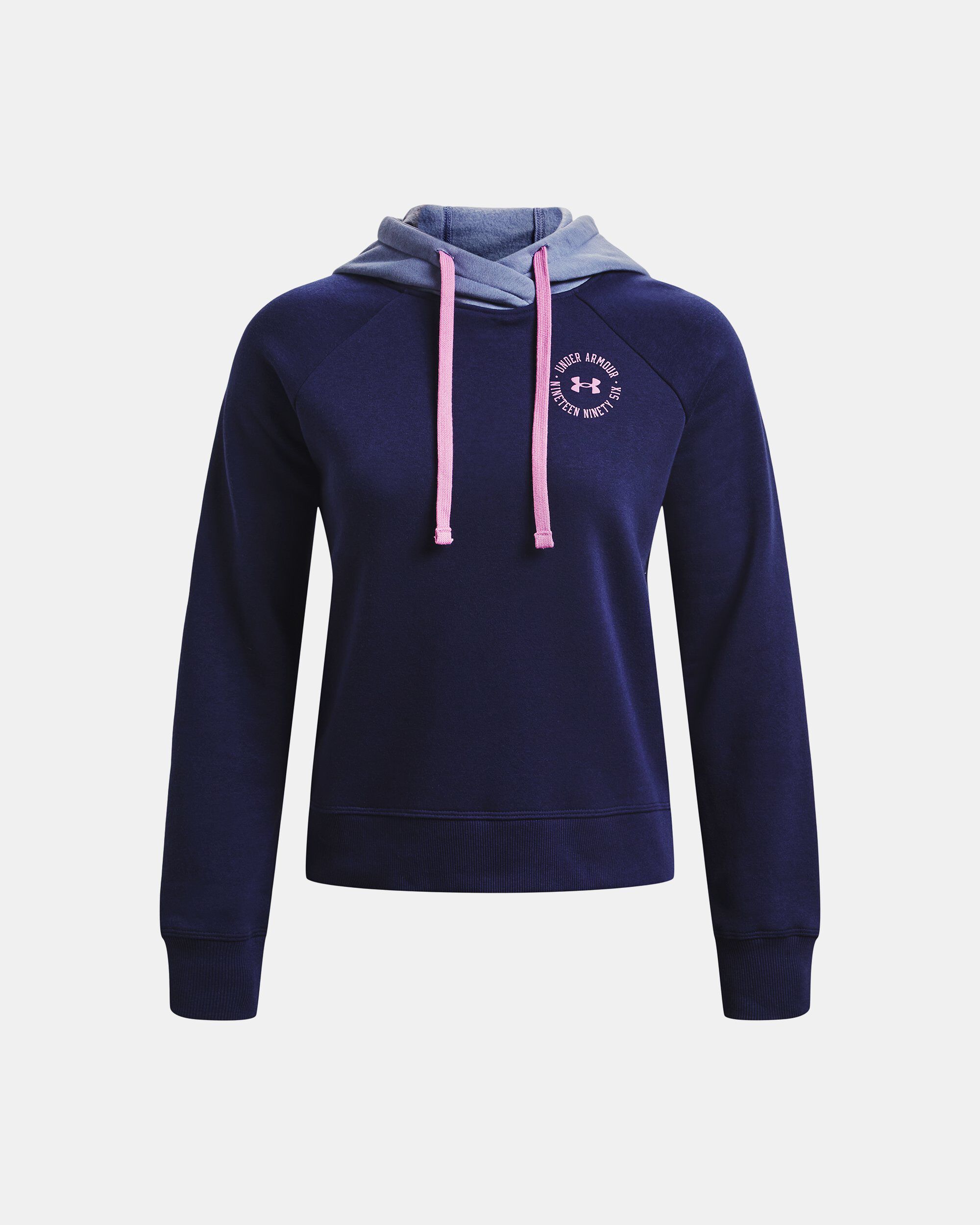 Under Armour Women s UA Rival Fleece Colorblock Hoodie Blue in KSA