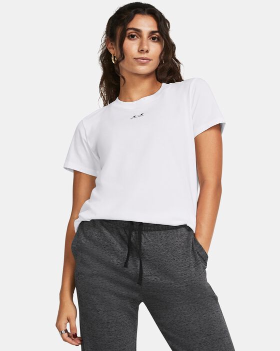 Women's UA Rival Core Short Sleeve image number 0