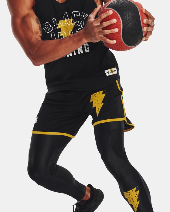 Men's Project Rock Black Adam Mesh Shorts image number 0