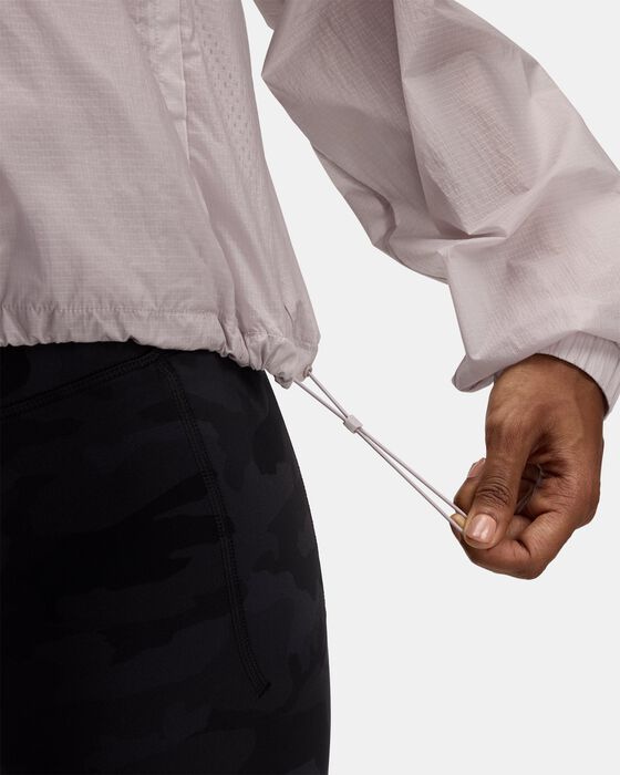 جاكيت UA ريفال ووفن بسحاب نصفي للنساء جاكيت UA ريفال ووفن بسحاب نصفي للنساء image number 2