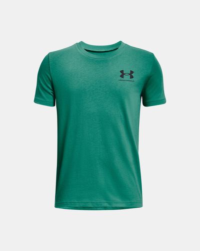 Boys' UA Sportstyle Left Chest Short Sleeve