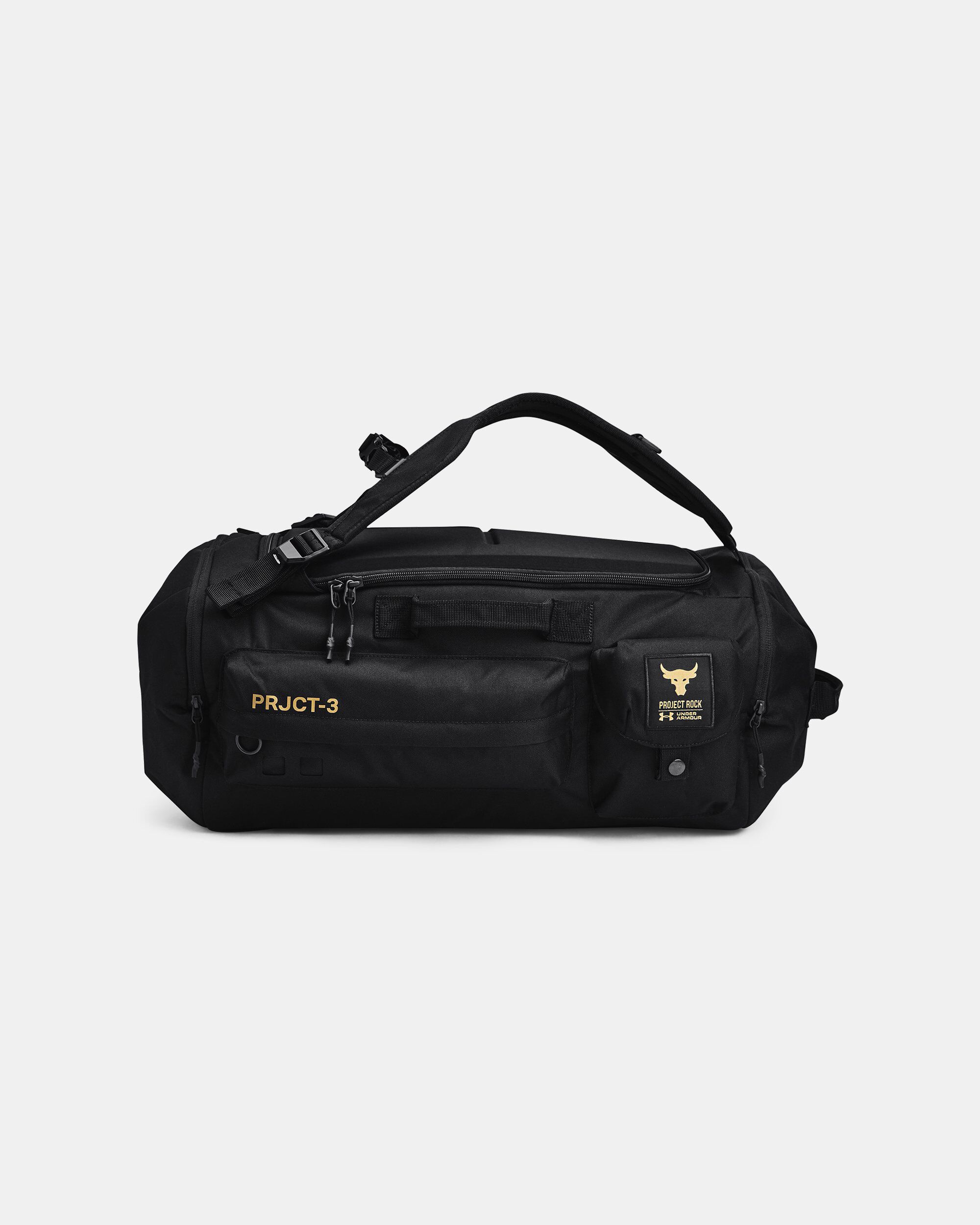 Under Armour Project Rock Duffle Backpack Black in KSA