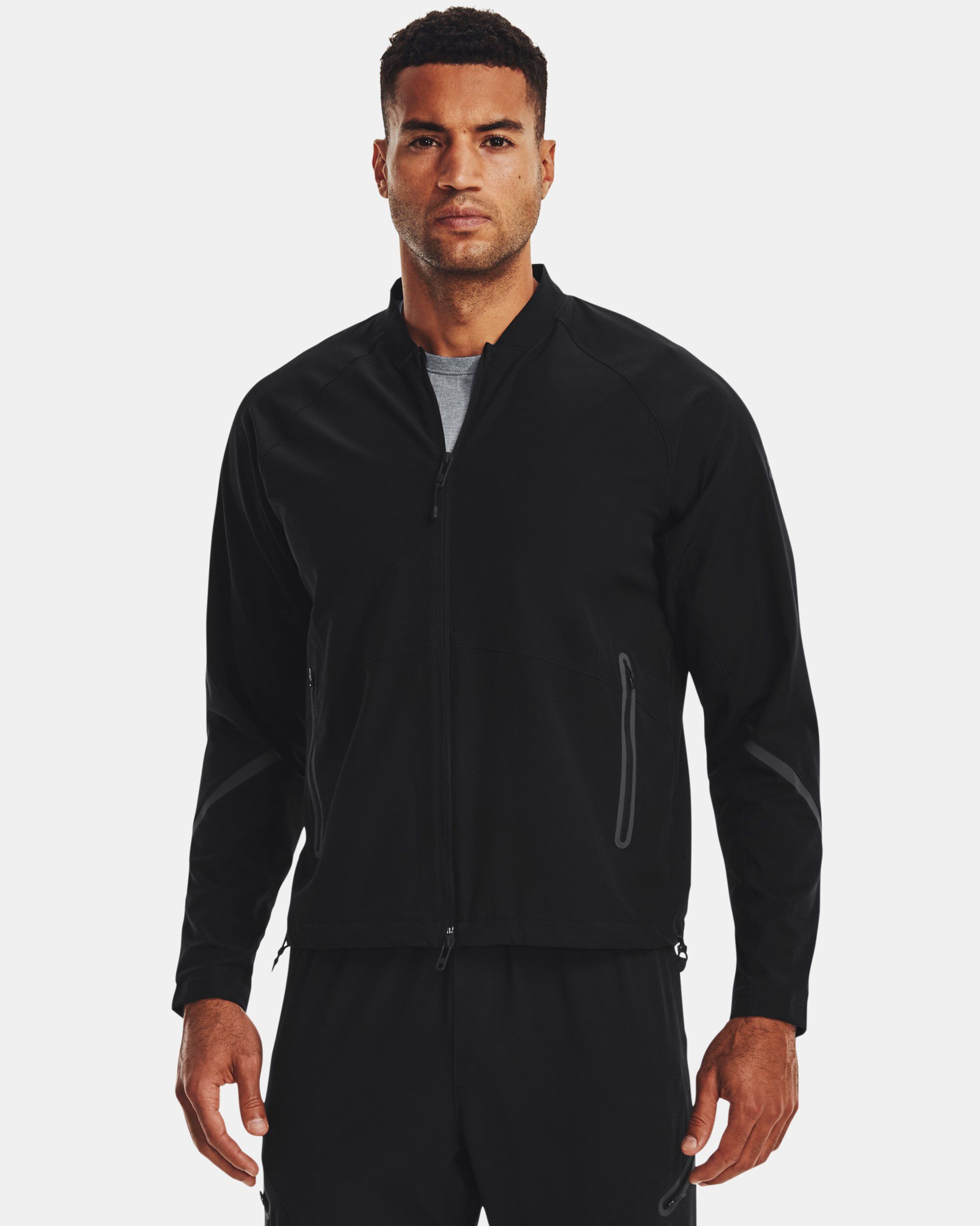 Under armour sales bomber jacket mens
