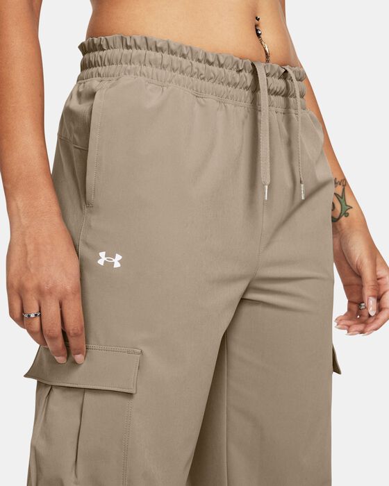 Women's UA ArmourSport Woven Cargo Pants image number 4