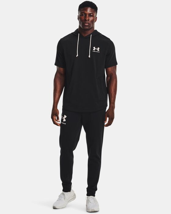 هودي UA رايفل تيري بأكمام قصيرة للرجال image number 2