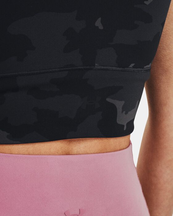 Women's UA Meridian Fitted Printed Crop Tank image number 3