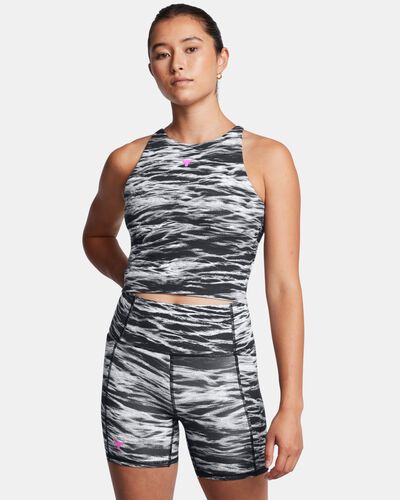 Women's Project Rock Lets Go Bench To Beach Printed Top