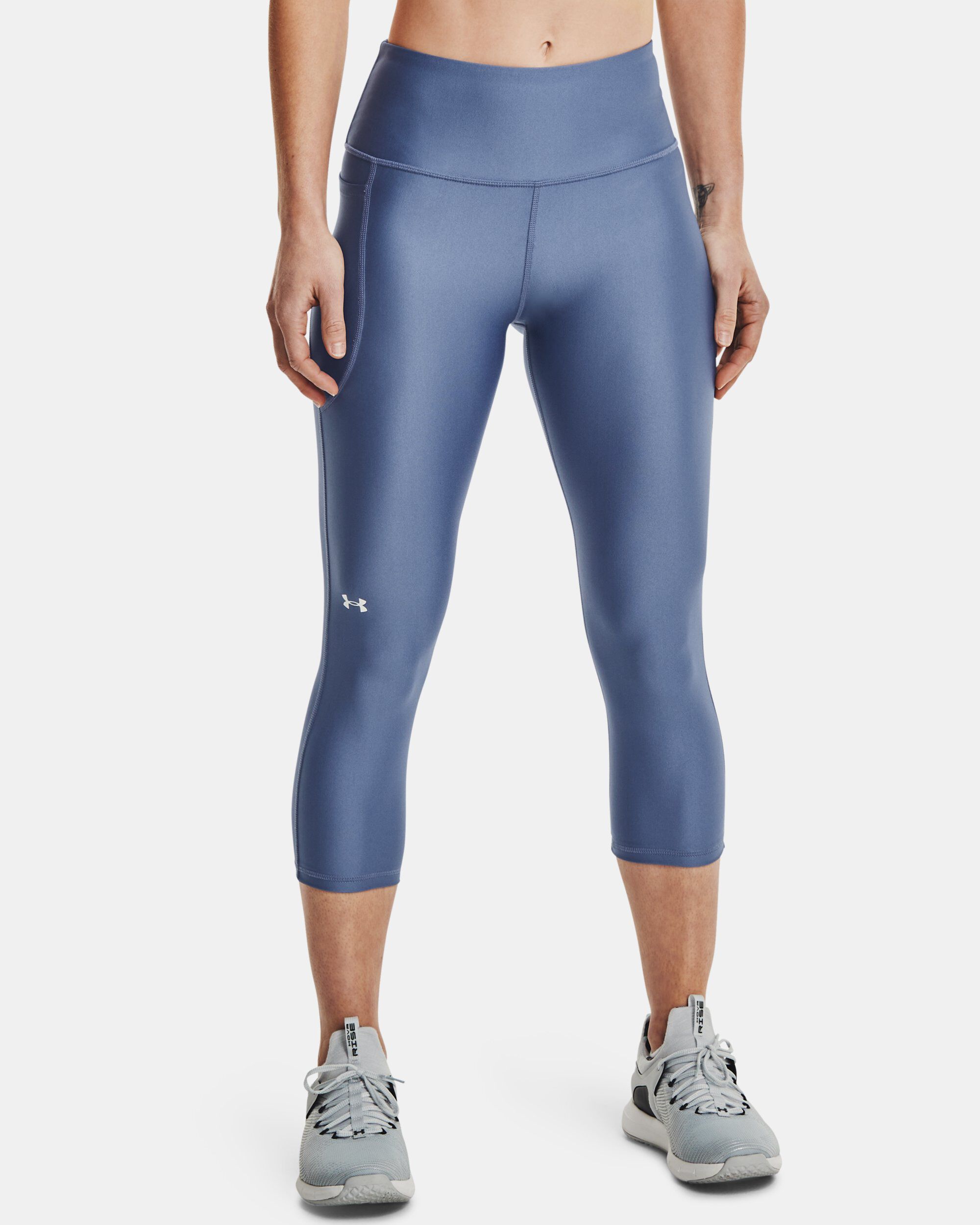 Buy Under Armour Women's HeatGear® Armour Capri Leggings Blue in KSA -SSS