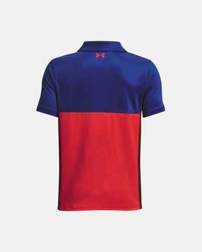 Boys' UA Performance Blocked Polo