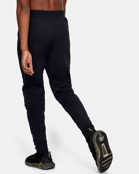 Shop Under Armour Boys' UA Pennant Tapered Pants Black in Riyadh, KSA