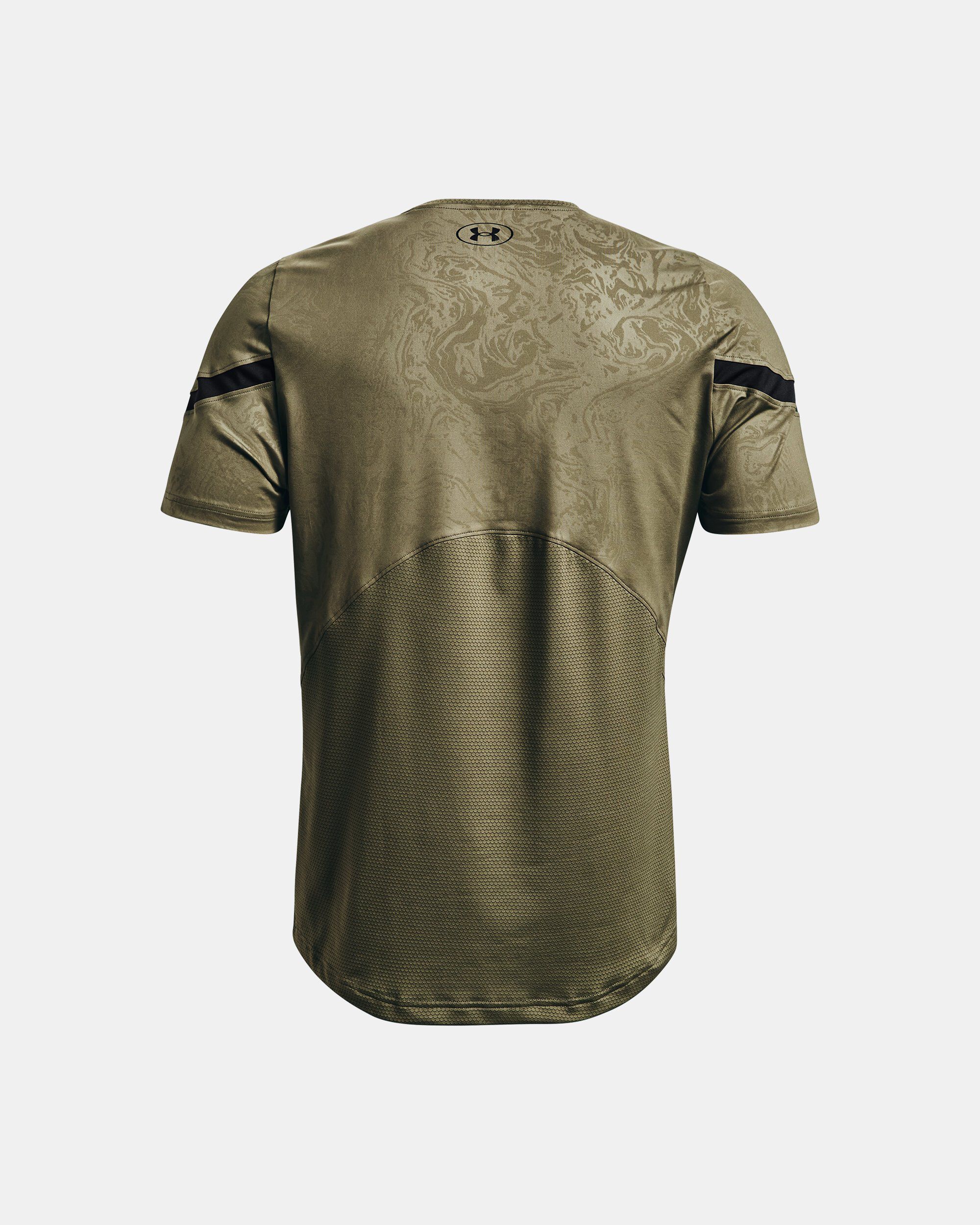 Under Armour Men s UA RUSH 2.0 Emboss Short Sleeve Green in KSA