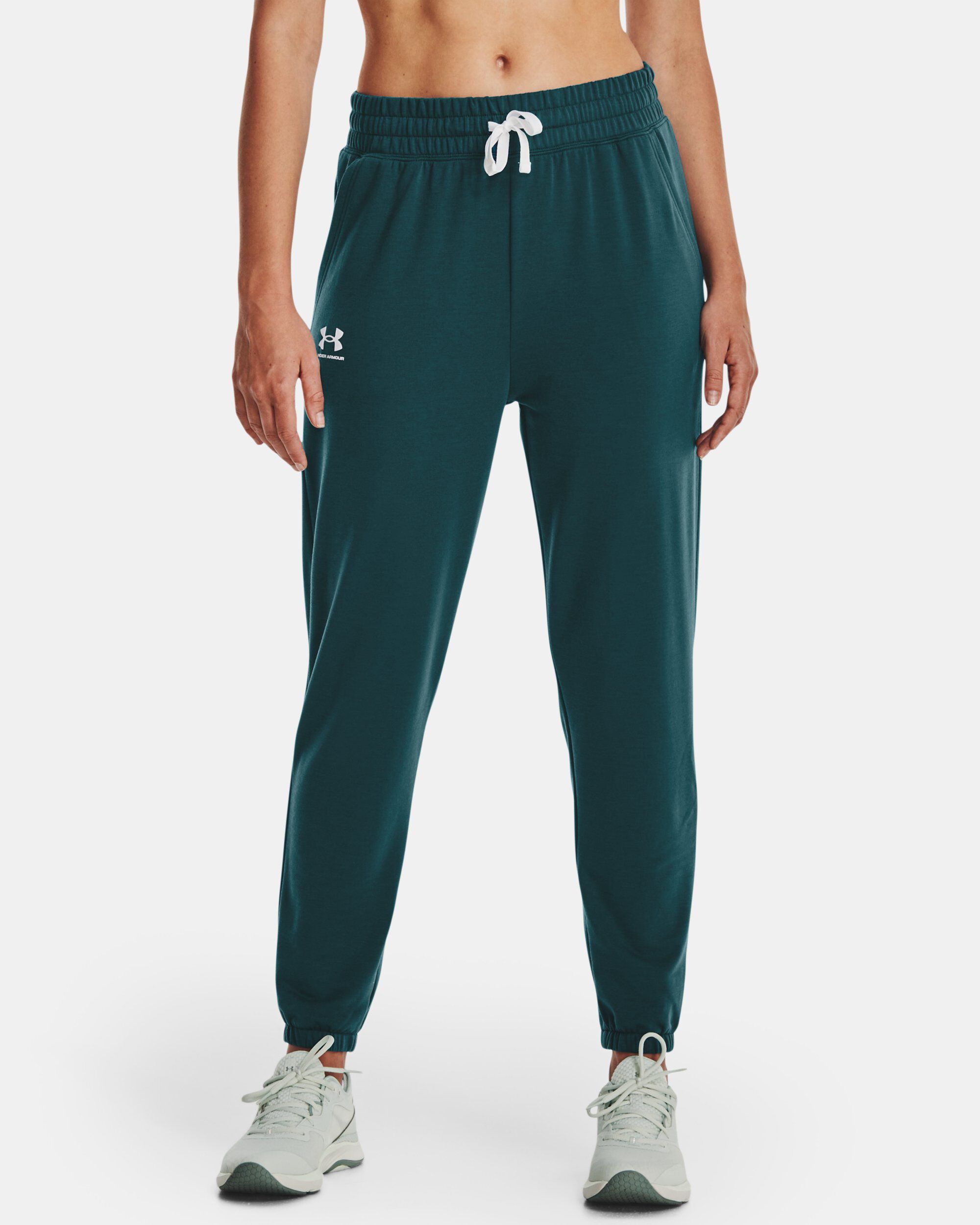 Under armour joggers green hotsell