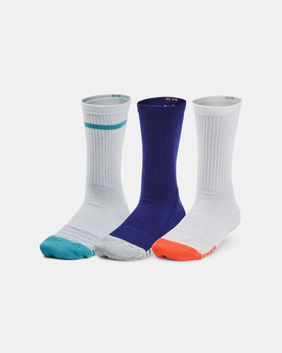 Kids' HeatGear® 3-Pack Crew Socks