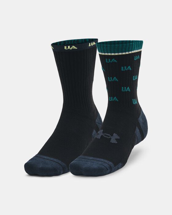 Unisex UA Performance Cotton 2 Pack Mid-Crew Socks image number 0