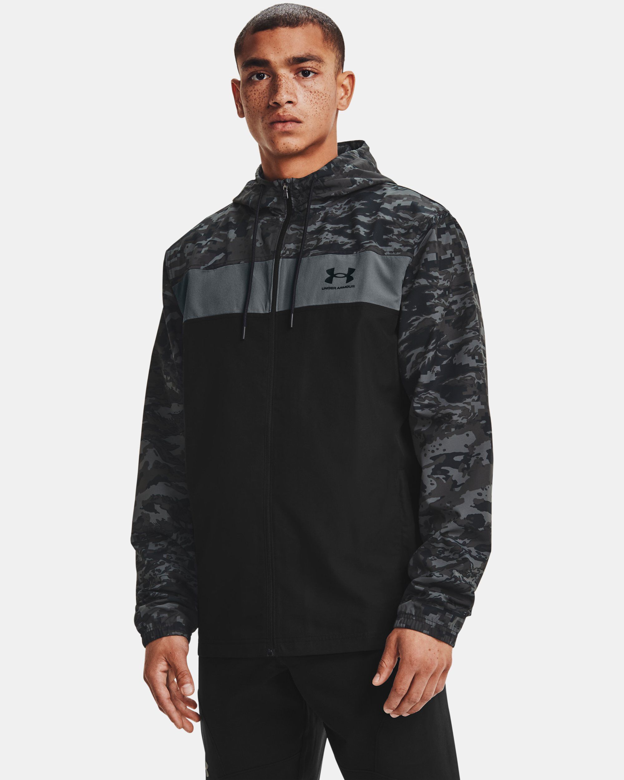 Camo under armour jacket discount